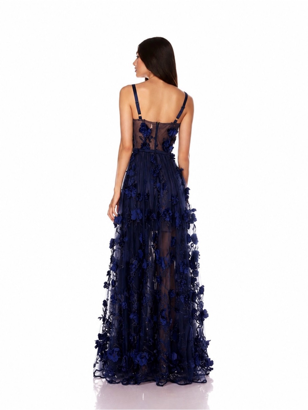 BRONX & BANCO Anastasia Navy Maxi Dress AUS 10/ us 6/M - Picture 3 of 13